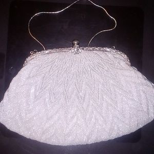 Vintage thin fabric clutch
